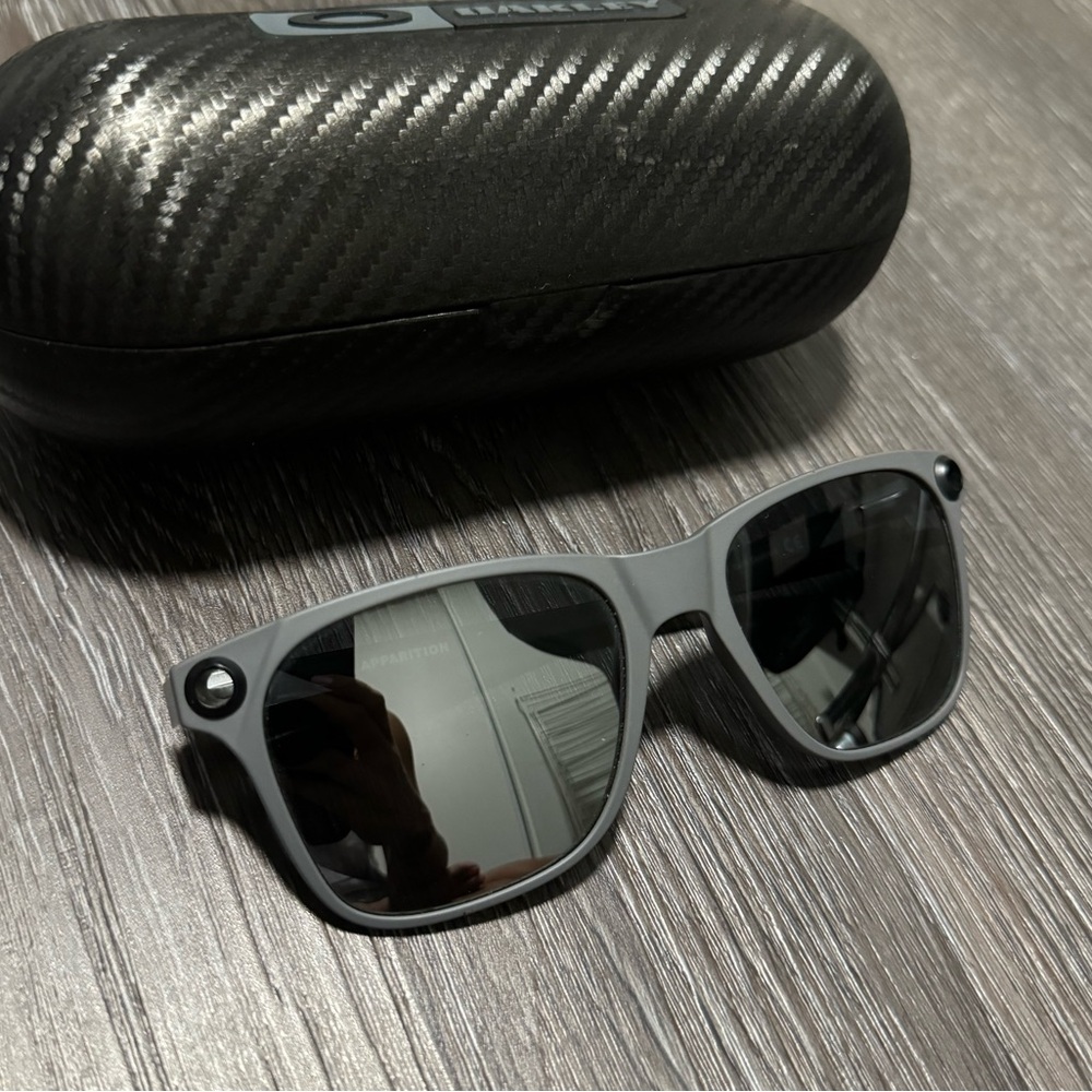 Oakley- Apparition sunglasses- gray/black prism lenses